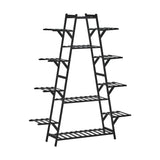Livsip Plant Stand 12-shelf Bamboo Frame Black