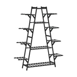 Livsip Plant Stand 12-shelf Bamboo Frame Black
