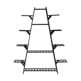 Livsip Plant Stand 12-shelf Bamboo Frame Black - Side View