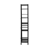 Livsip Plant Stand 12-shelf Bamboo Frame Black - Front View