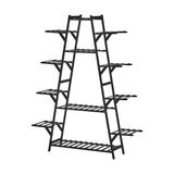Livsip Plant Stand 12-shelf Bamboo Frame Black