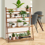 Livsip Plant Shelf Rack Display Stand 4-tier Indoor Outdoor