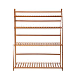 Livsip Plant Shelf Rack Display Stand 4-tier Indoor Outdoor - Close-Up Angle