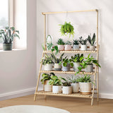 Livsip 3 Tier Plant Stand Flower Pot Shelf Wooden