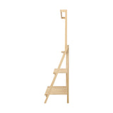 Livsip 3 Tier Plant Stand Flower Pot Shelf Wooden - Rear View