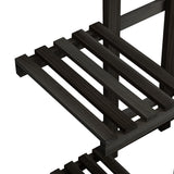 Livsip Plant Stand 6 Tiers Wooden Shelving Black