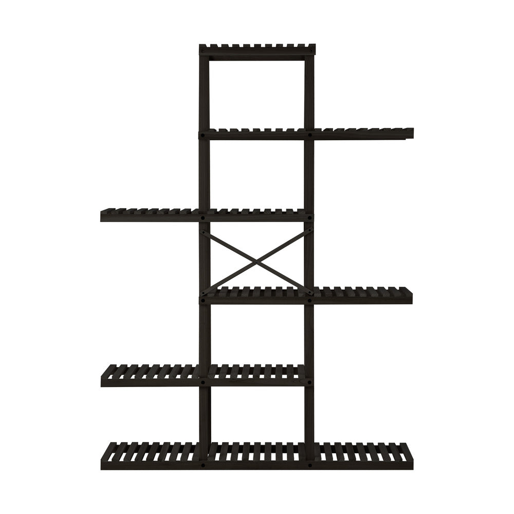 Livsip Plant Stand 6 Tiers Flower Pots Rack Black