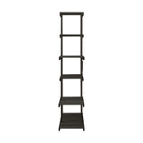 Livsip Plant Stand 6 Tiers Flower Pots Rack Black - 45-Degree Angle
