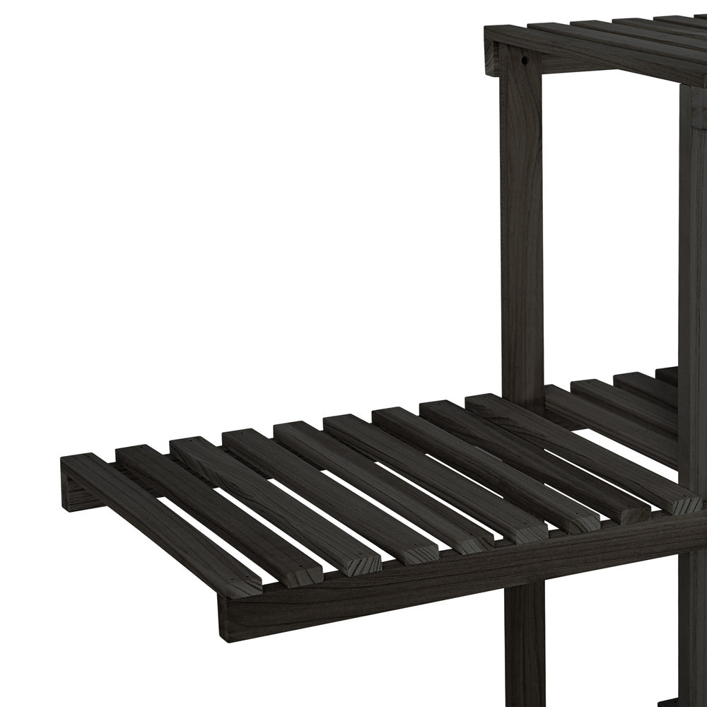 Livsip Plant Stand 6 Tiers Flower Pots Rack Black