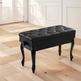 Alpha Piano Bench Stool Adjustable Height Keyboard Seat - Close-Up Angle