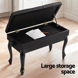 Alpha Piano Bench Stool Adjustable Height Keyboard Seat - 45-Degree Angle