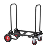 Giantz Foldable Hand Trolley Collapsible Transport Cart 180kg Load Black - Front View