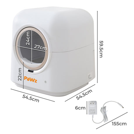 PaWz Smart Cat Litter Box Automatic-2018816924699463682