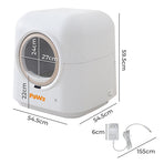 PaWz Smart Cat Litter Box Automatic-2018816924699463682