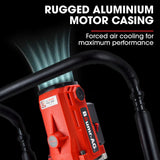 BAUMR-AG HP360e 2200W Electric Post Driver, with 2 Piling Socket Sleeves - Close-Up Angle