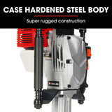 Baumr-AG 52cc 2-Stroke Petrol Post Driver with 2 Drive Sockets - Close-Up Angle