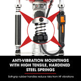 BAUMR-AG 38cc 4-Stroke Petrol Post Driver, with Carry Case & 3 Piling Sleeves - Side View