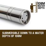 Protege 1.5HP Submersible Bore Water Pump Deep Well Irrigation Stainless Steel