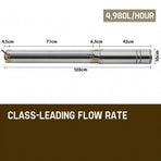 Protege 2HP Submersible Bore Water Pump Well Irrigation Stainless Steel 240V Deep