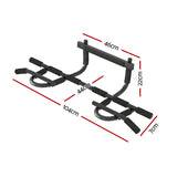 Everfit Pull Up Bar 104CM Doorway Chin Up Horizontal Bar Gym - Front View