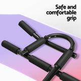 Everfit Pull Up Bar 104CM Doorway Chin Up Horizontal Bar Gym - 45-Degree Angle