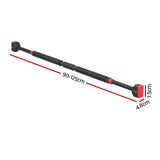 Everfit Pull Up Bar 90CM-125CM Doorway Chin Up Horizontal Bar Gym - Front View