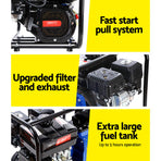 Giantz 3" Petrol Water Pump 7HP Max 4-Stroke 210cc High Flow 60,000L/H Max Transfer Engine, Fire Fighting, image 5