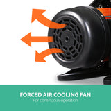 High-Efficiency 1500W Stainless Steel Garden Water Pump - Rear View