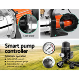 Giantz 1500W Automatic High-Pressure Garden Water Pump with Controller - Rear View