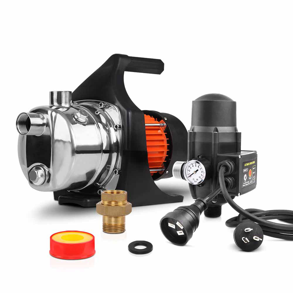 Giantz 1500W Automatic High-Pressure Garden Water Pump with Controller
