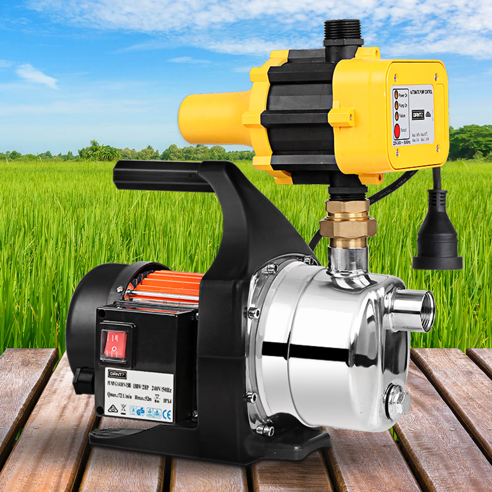 Giantz 1500W Automatic High Efficiency Garden Water Pump with Pressure Control