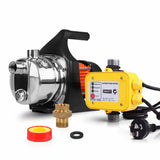 Giantz Garden Water Pump High Pressure 1500W Max. Tank Rain Farm Irrigation House Yellow - Low Angle