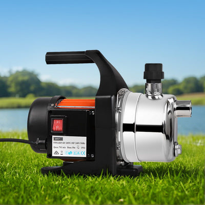 Giantz 800W Stainless Steel Garden Water Pump, 54L/min, 40m Max Head