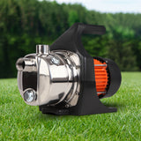 800W Heavy-Duty Stainless Steel Water Pump for Garden and Home Use - Low Angle