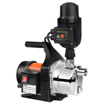 Giantz Garden Water Pump High Pressure 800W Max. Tank Rain Farm Irrigation House Black - Front View