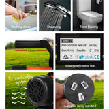 Giantz 800W High-Performance Automatic Garden Water Pump with Pressure Controller - Rear View