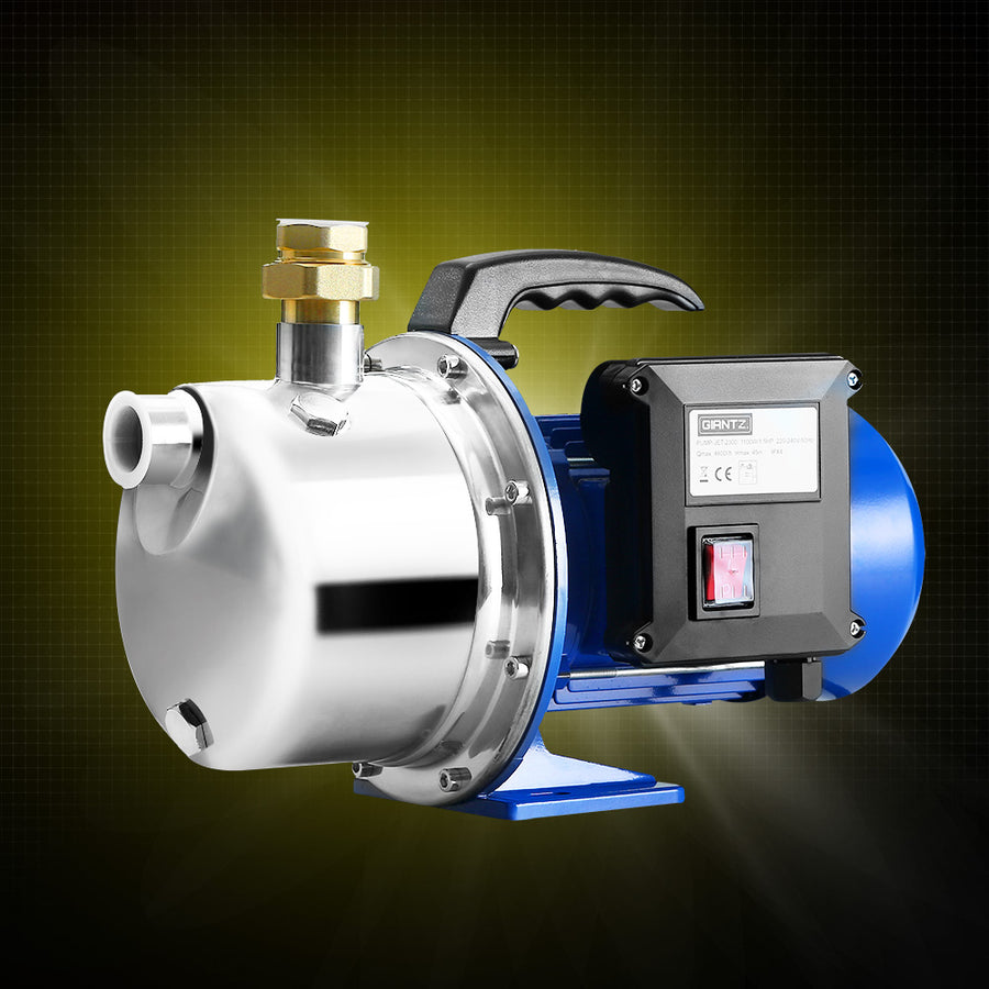 Giantz Garden Water Jet Pump High Pressure 1100W Tank Rain Farm Irrigation House, image 7