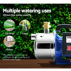Giantz Garden Water Jet Pump High Pressure 1100W Tank Rain Farm Irrigation House, image 4