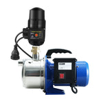 Giantz 2300W High-Performance Automatic Garden Water Pump with Pressure Controller - Side View