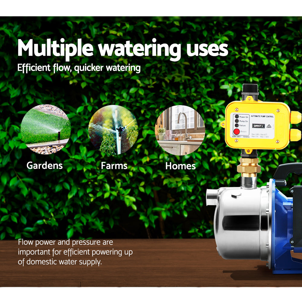 Giantz 2300W High-Performance Automatic Garden Jet Water Pump with Pressure Controller