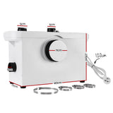 Giantz Macerator Sewerage Pump Waste Water Marine Toilet Disposal Laundry Unit - Front View