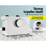 Giantz Macerator Sewerage Pump Waste Water Marine Toilet Disposal Laundry Unit - 45-Degree Angle