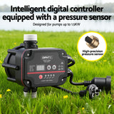 GIANTZ Digital Water Pump Controller 16A 1.5kW Max High Power Pressure Switch Adjustable 10Bar IP65 - 45-Degree Angle