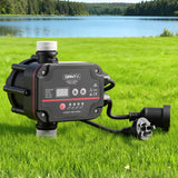 GIANTZ Digital Water Pump Controller 16A 1.5kW Max High Power Pressure Switch Adjustable 10Bar IP65 - Close-Up Angle