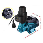 Giantz Peripheral Water Pump Garden Boiler Car Wash Auto Irrigation QB60 Black, image 2