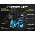 Giantz Peripheral Water Pump Garden Boiler Car Wash Auto Irrigation QB60 Black, image 3