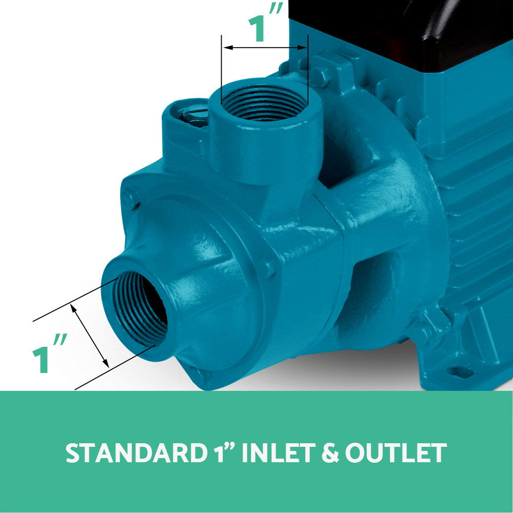Giantz QB80 High-Performance Clean Water Pump for Garden Irrigation and Pool Use
