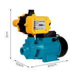Giantz QB80 High-Performance Clean Water Pump for Garden Irrigation and Pool Use - Front View