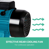 Giantz QB80 High-Performance Clean Water Pump for Garden Irrigation and Pool Use - Side View