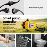 Giantz Peripheral Water Pump Garden Boiler Car Wash Auto Irrigation QB80 Yellow - Low Angle